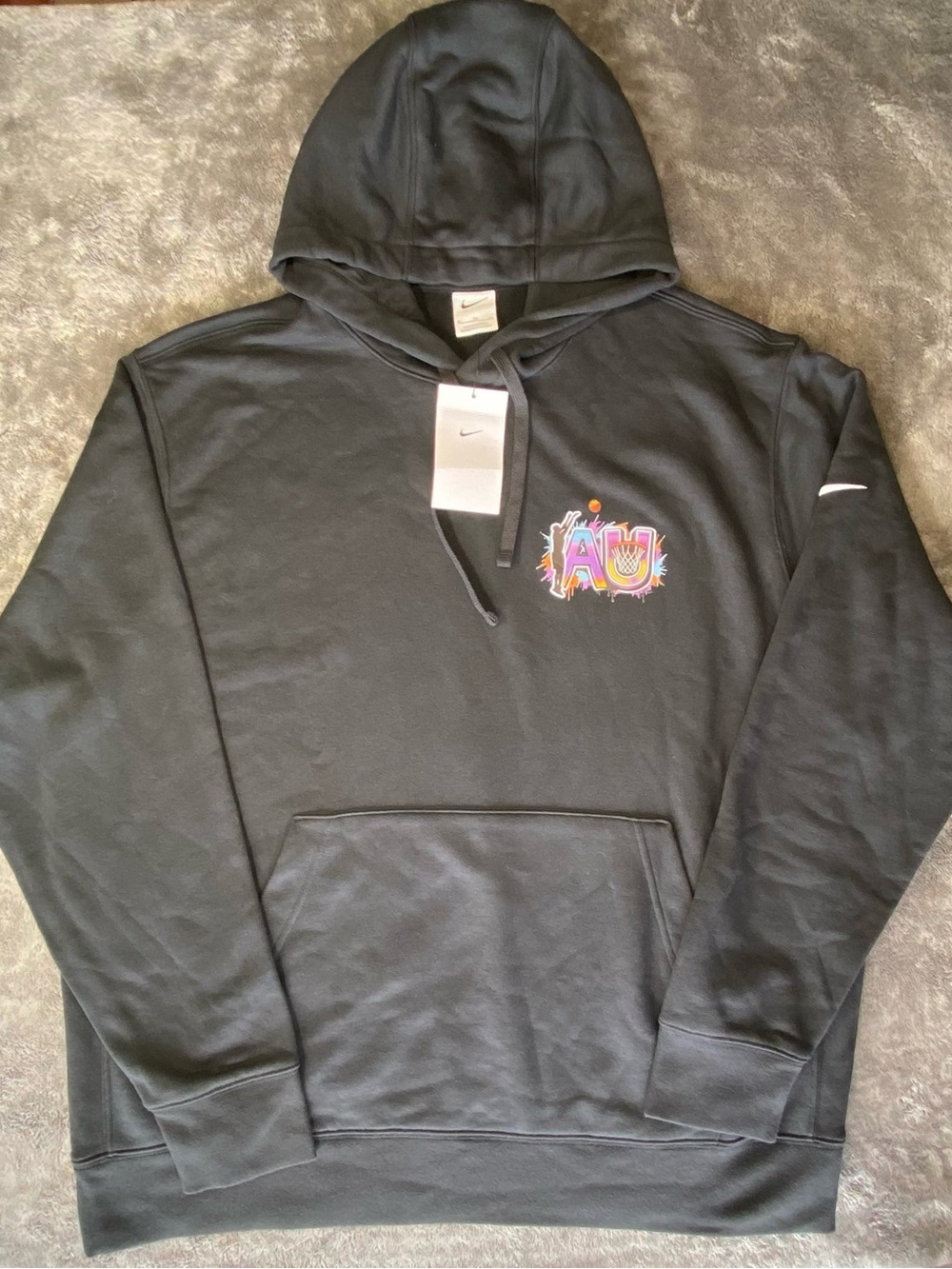 Nike AU (Athletes Unlimited) Pro Basketball Hoodie in black.